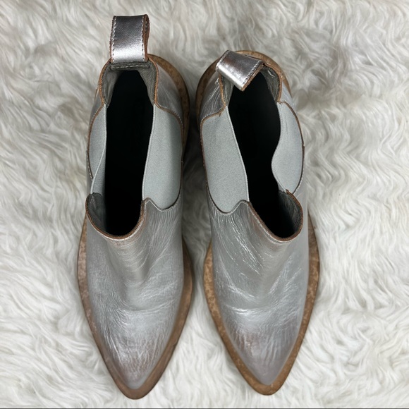 Marsell Coneros metallic silver chunky ankle boots - Picture 5 of 11